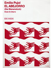 PUJOL EMILIO- EL ABEJORRO (ETUDE FOR GUITAR)