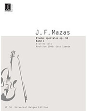 UNIVERSAL EDITIONS MAZAS  ETUDE OP.36 N1