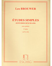 MAX ESCHIG BROUWER LEO - ETUDES SIMPLES 2EME SERIE (NO 6 A 10)