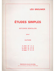 BROUWER LEO - ETUDES (4EME SERIE: NOS 16 A 20)