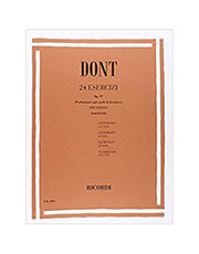 RICORDI DONT - 24 ESERCIZI PRELIMINARI OP.37