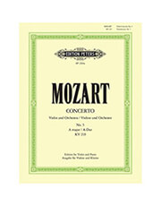 EDITION PETERS WOLFGANG AMADEUS MOZART - CONCERTO N.5 A-DUR KV 219 FOR VIOLIN / ΕΚΔΟΣΕΙΣ PETERS