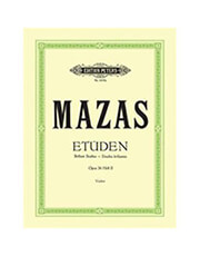 EDITION PETERS MAZAS - ETUDES OP.36 N. 2