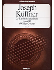 KUFFNER JOSEPH - 25 LEICHTE SONATINEN OPUS 80