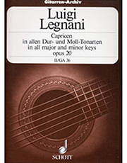 LEGNANI LUIGI - CAPRICEN IN ALLEN DUR- UND MOLL- TONARTEN