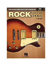 HAL LEONARD ROCK GUITAR CHORDS (BK/DVD)