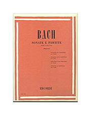 RICORDI BACH J.S. - SONATE E PARTITE