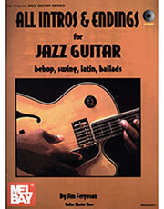 MEL BAY ALL INTROS &amp; ENDINGS FOR JAZZ GUITAR - ΒΙΒΛΙΟ + CD