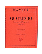 ΙΔΙΩΤΙΚΗ ΕΚΔΟΣΗ KAYSER - 36 STUDIES OP20