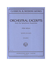 ORCHESTRAL EXCERPTS VIOLA VOLUME 1