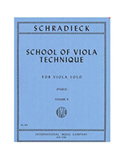 SCHRADIECK - SCHOOL ΟF VIOLA TECHNIQUE VOLUME 2