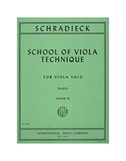 ΙΔΙΩΤΙΚΗ ΕΚΔΟΣΗ SCHRADIECK - SCHOOL ΟF VIOLA TECHNIQUE VOLUME 3