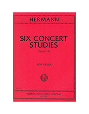 ΙΔΙΩΤΙΚΗ ΕΚΔΟΣΗ HERMANN - SIX CONCERT STUDIES ΟP18