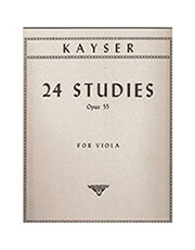 ΙΔΙΩΤΙΚΗ ΕΚΔΟΣΗ KAYSER - 24 STUDIES OP55