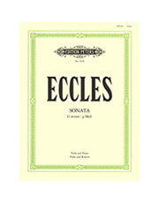 ECCLES - SONATA IN G MINOR