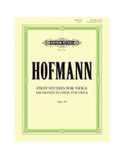 EDITION PETERS HOFMANN - FIRST STUDIES OP86