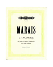 MARAIS - CHACONNE IN D MAJOR