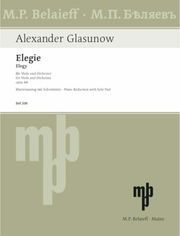 GLAZUNOV - ELEGY ΙN G MINOR