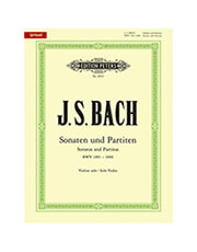 EDITION PETERS BACH JOHANN SEBASTIAN - ΣΟΝΑΤΕΣ ΚΑΙ ΠΑΡΤΙΤΕΣ (BWV 1001-1006) / ΕΚΔΟΣΕΙΣ PETERS