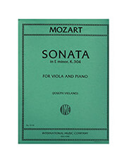 ΙΔΙΩΤΙΚΗ ΕΚΔΟΣΗ MOZART - SONATA IN E MINOR K.304