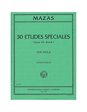 MAZAS - 30 ETUDES SPEACIALES OP36 BOOK 1