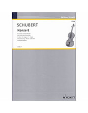 SCHOTT SOHNE SCHUBERT - CONCERTO IN C MAJOR
