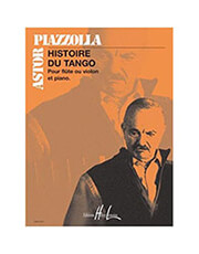EDITION HENRY LEMOINE PIAZZOLLA HISTOIRE DU TANGO-FLUTE AND PIANO-LEMOINE