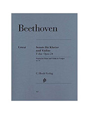 LUDWIG VAN BEETHOVEN - SONATA FOR PIANO AND VIOLIN F MAJOR OP. 24 / ΕΚΔΟΣΕΙΣ HENLE VERLAG