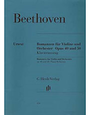 LUDWIG VAN BEETHOVEN - ROMANCES FOR VIOLIN AND ORCHESTRA OP. 40 &amp; 50/ ΕΚΔΟΣΕΙΣ HENLE VERLAG-URTEXT