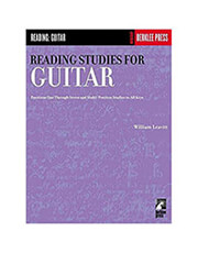 HAL LEONARD READING STUDIES FOR GUITAR - LEAVITT WILLIAM