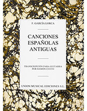MUSIC SALES LORCA F. GARCIA - CANIONES ESPANOLAS ANTIGUAS