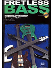 HAL LEONARD FRETLESS BASS + AUDIO ON LINE