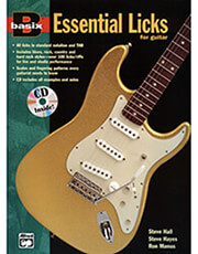 ALFRED BASIX ESSENTIAL LICKS FOR GUITAR