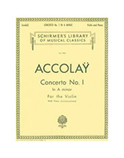 SCHIRMER ACCOLAY - CONCERTO N.1 A MINOR