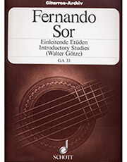 SCHOTT SOHNE SOR FERNANDO - INTRODUCTORY STUDIES