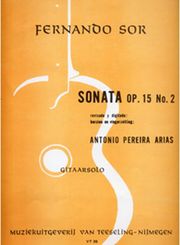 VAN TEESELING MUZIEKUITGEVERIJ SOR FERNANDO - SONATA OP. 15 NO. 2