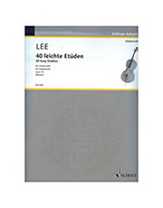 SCHOTT SOHNE SEBASTIAN LEE - 40 EASY STUDIES OP.70
