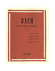 RICORDI BACH J.S. - 6 SONATAS AND PARTITAS