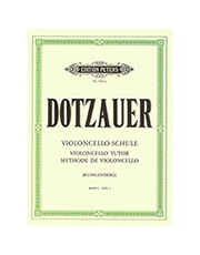 EDITION PETERS DOTZAUER - VIOLONCELLO SCHULE BAND I