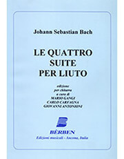 BERBEN BACH J.S. - LE QUATTRO SUITE PER LIUTO