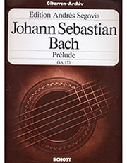 SCHOTT SOHNE BACH J.S. - PRELUDE