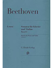 G. HENLE VERLAG LUDWIG VAN BEETHOVEN - SONATAS FOR PIANO AND VIOLIN VOL I/ ΕΚΔΟΣΕΙΣ ΗENLE VERLAG- URTEXT