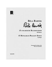 UNIVERSAL EDITIONS BELA BARTOK - 15 HUNGARIAN PEASANT SONGS FOR VIOLIN AND PIANO