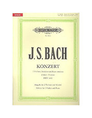 EDITION PETERS J.S.BACH - KONZERT D MINOR BWV 1043 / ΕΚΔΟΣΕΙΣ PETERS