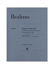 BRAHMS:SONATAS OP. 120 FOR PIANO AND CLARINET - VERSION FOR VIOLA