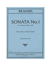 ΙΔΙΩΤΙΚΗ ΕΚΔΟΣΗ BRAHMS - SONATA NO1 ΙN F MINOR OP120