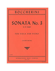 ΙΔΙΩΤΙΚΗ ΕΚΔΟΣΗ BOCCHERINI - SONATA NO. 3 ΙN G MAJOR