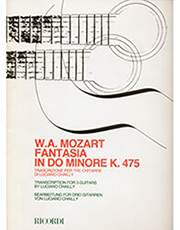 RICORDI MOZART W.A. - FANTASIA IN DO MINORE K.475