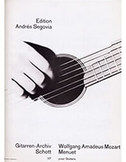 SCHOTT SOHNE MOZART W.A. - MENUET