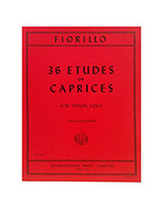 INTERNATIONAL MUSIC COMPANY FIORILLO 36 ETUDE OR CAPRICES